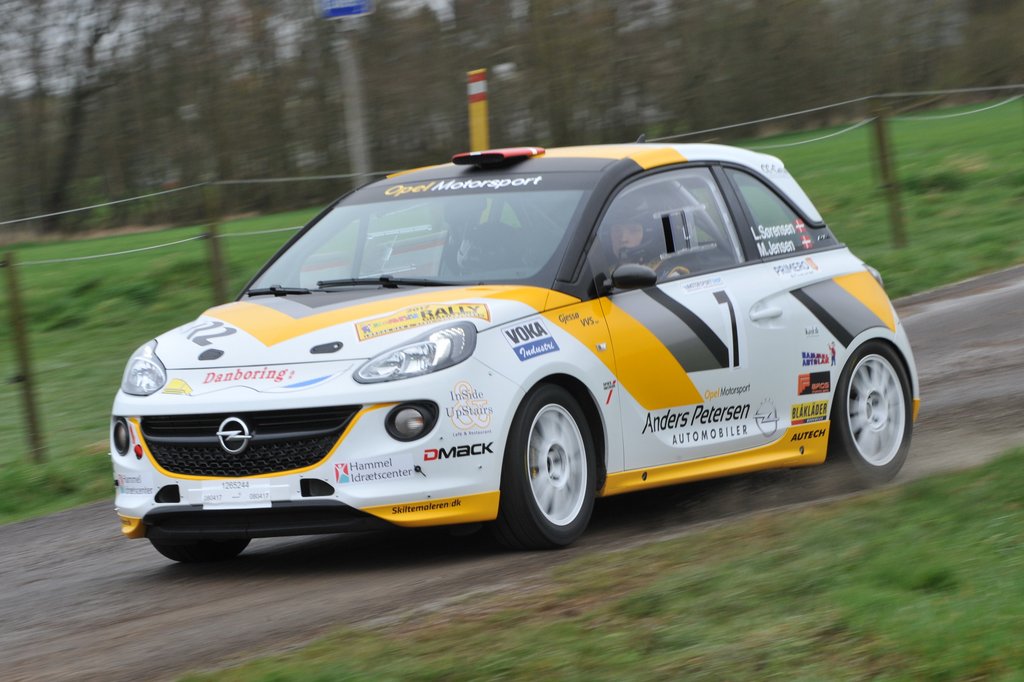 Lasse M. Sørensen og Mette Jensen er klar til rally på hjemmebane
(Foto: Morten Alstrup)